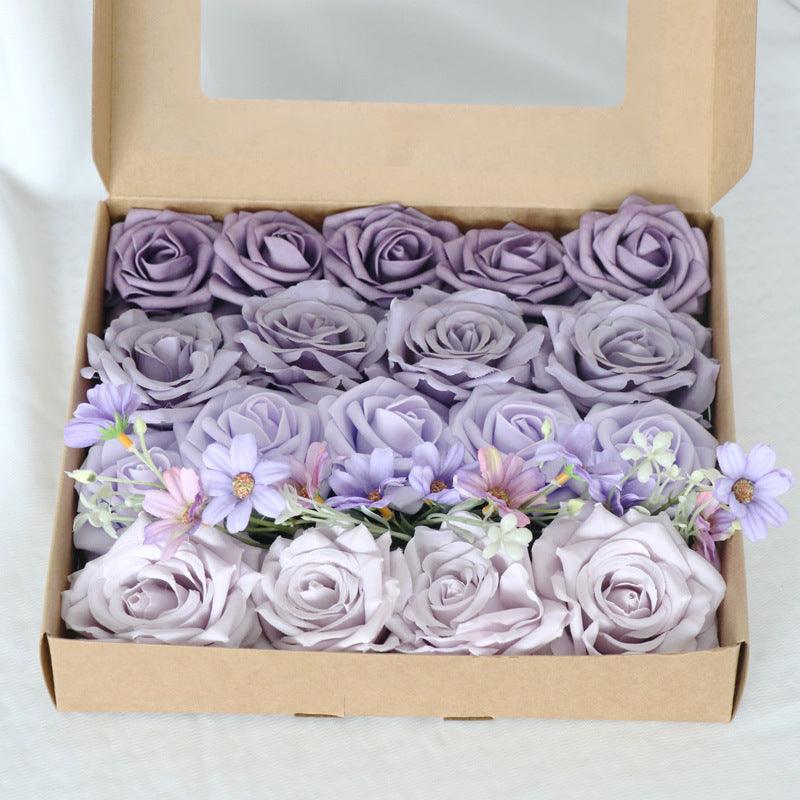 Wedding Boxed Flowers Birthday Party Simulated Flowers Gift Flower Boxes
